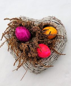 easter basket vase diy